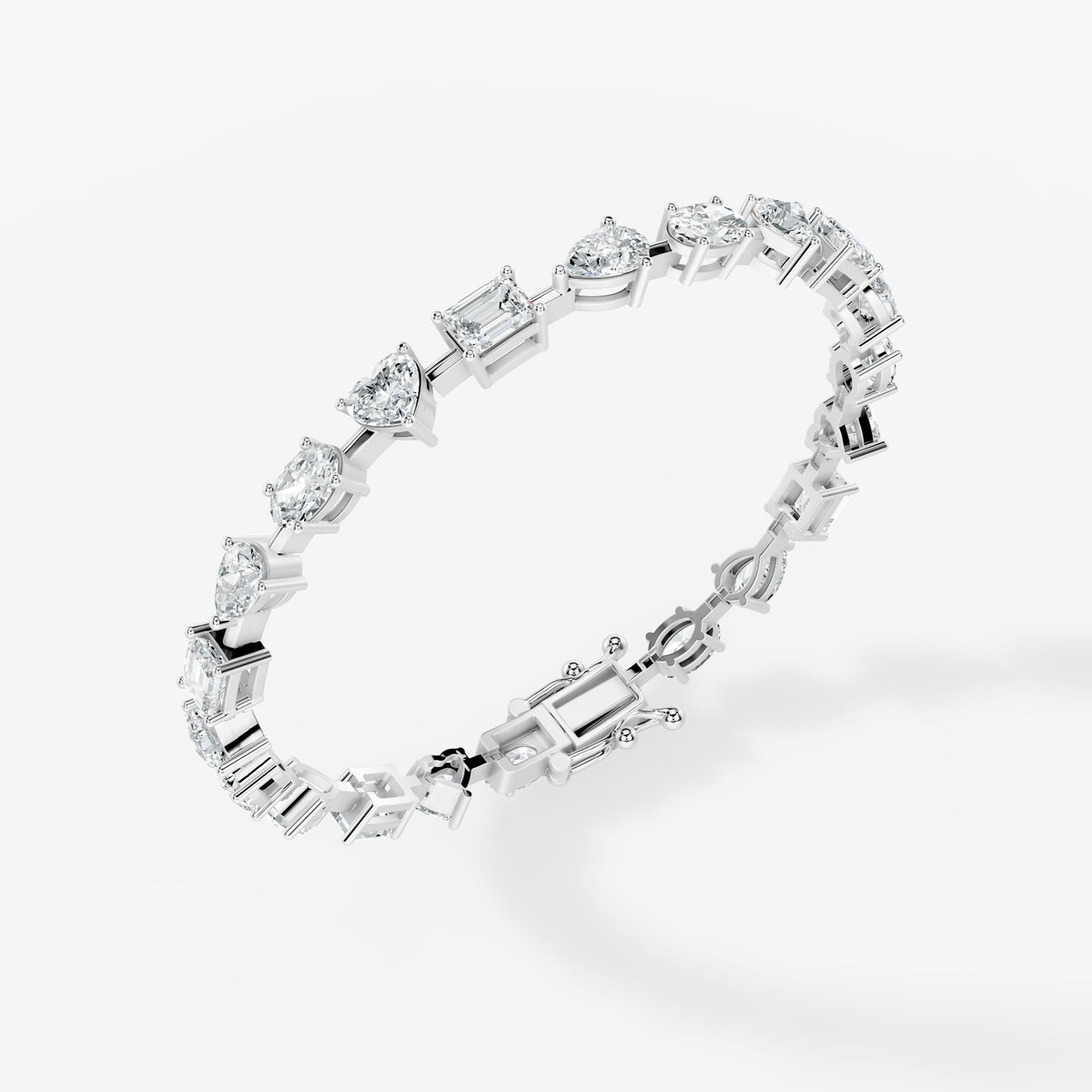 Multishape Diamond Tennis Bracelet