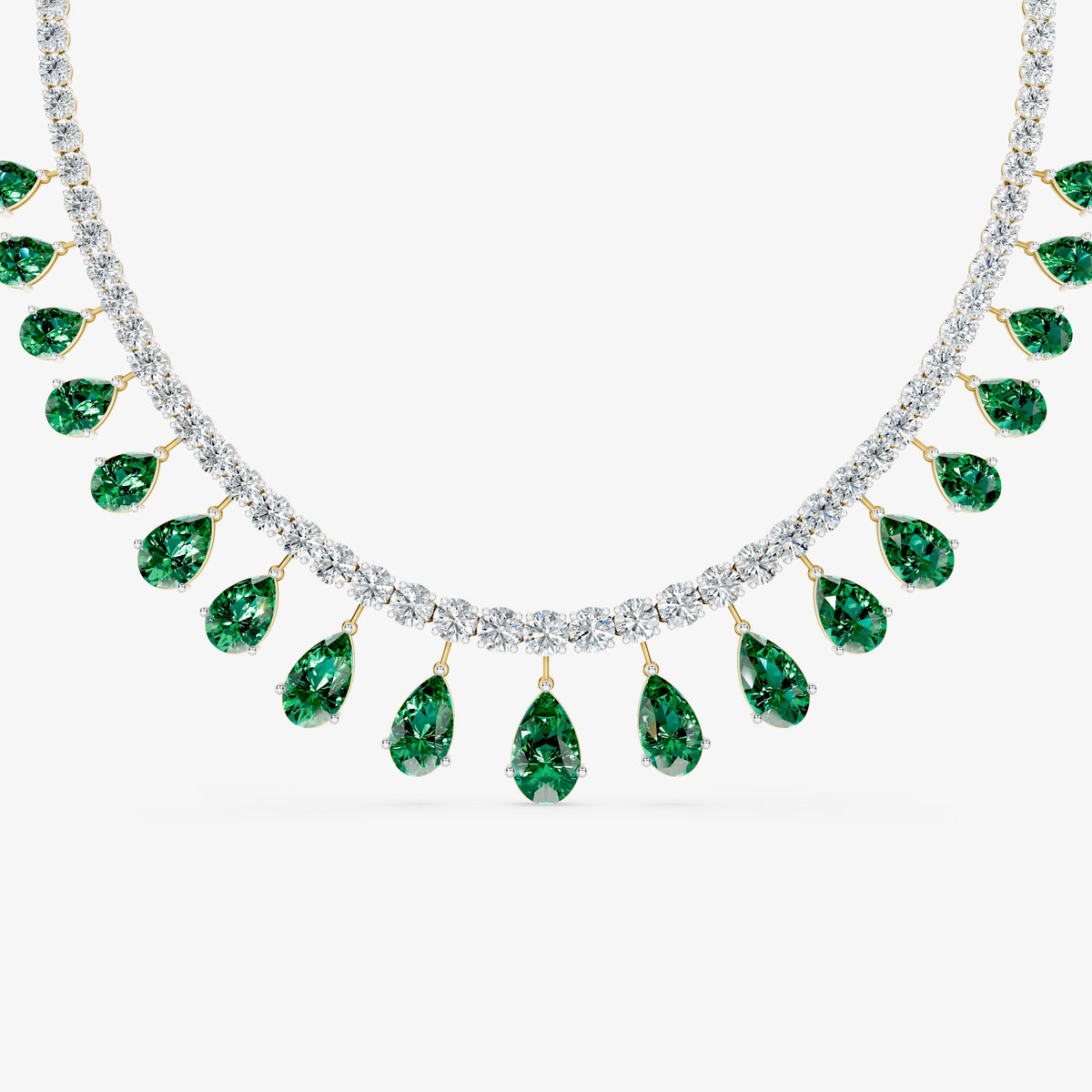 Emerald Reverie Diamond Necklace