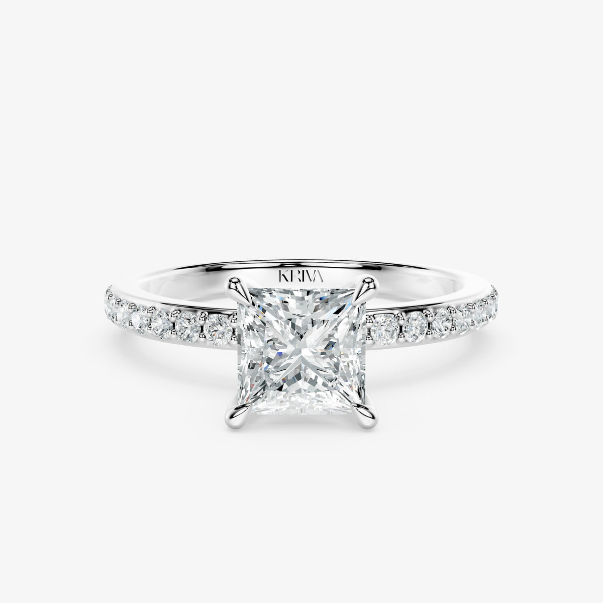 Princess Edge Diamond Ring