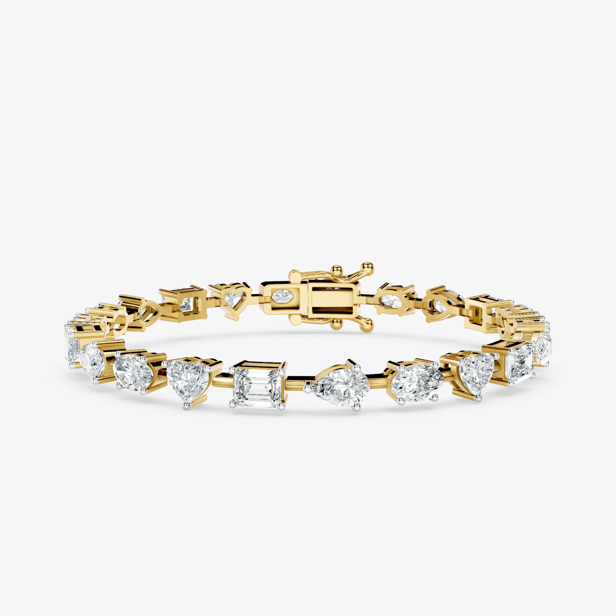 Multishape Diamond Tennis Bracelet