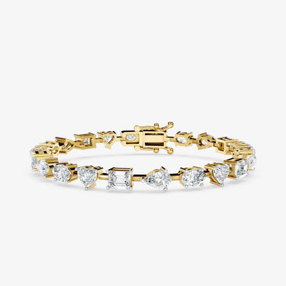 Multishape Diamond Tennis Bracelet