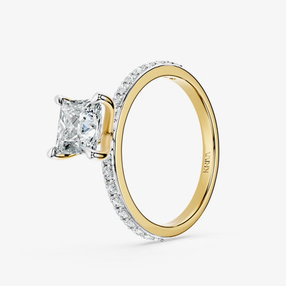 Princess Edge Diamond Ring