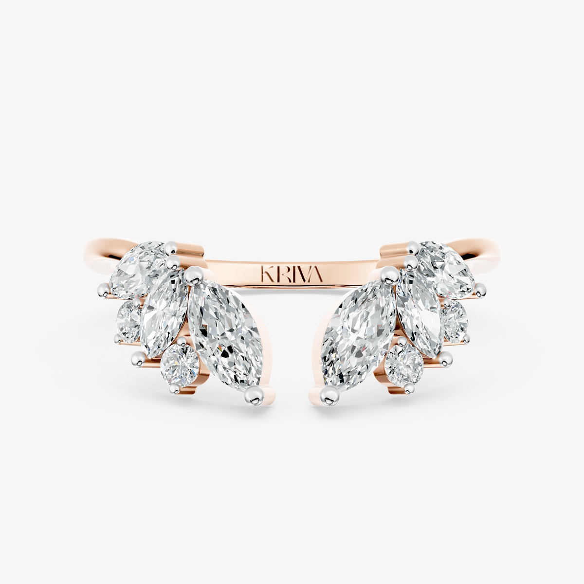 Marquise Diamond Cluster Ring
