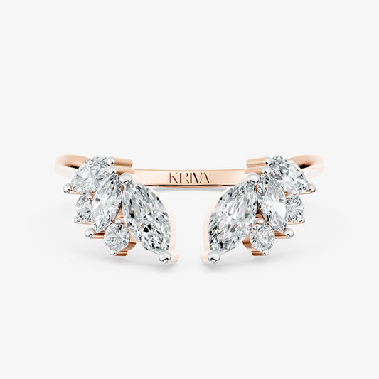 Marquise Diamond Cluster Ring