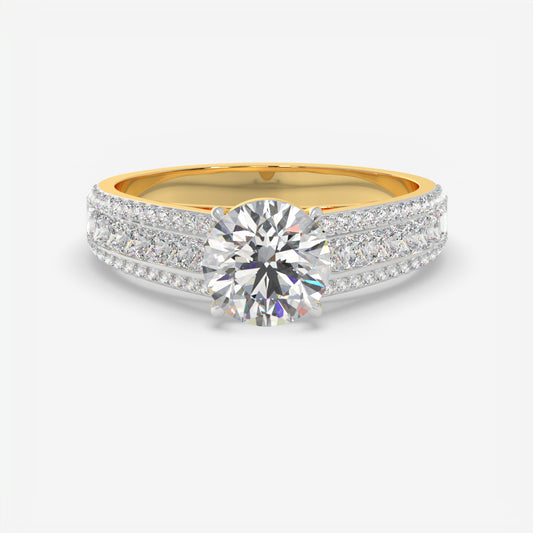 Elaria Luxe Solitaire Diamond Ring