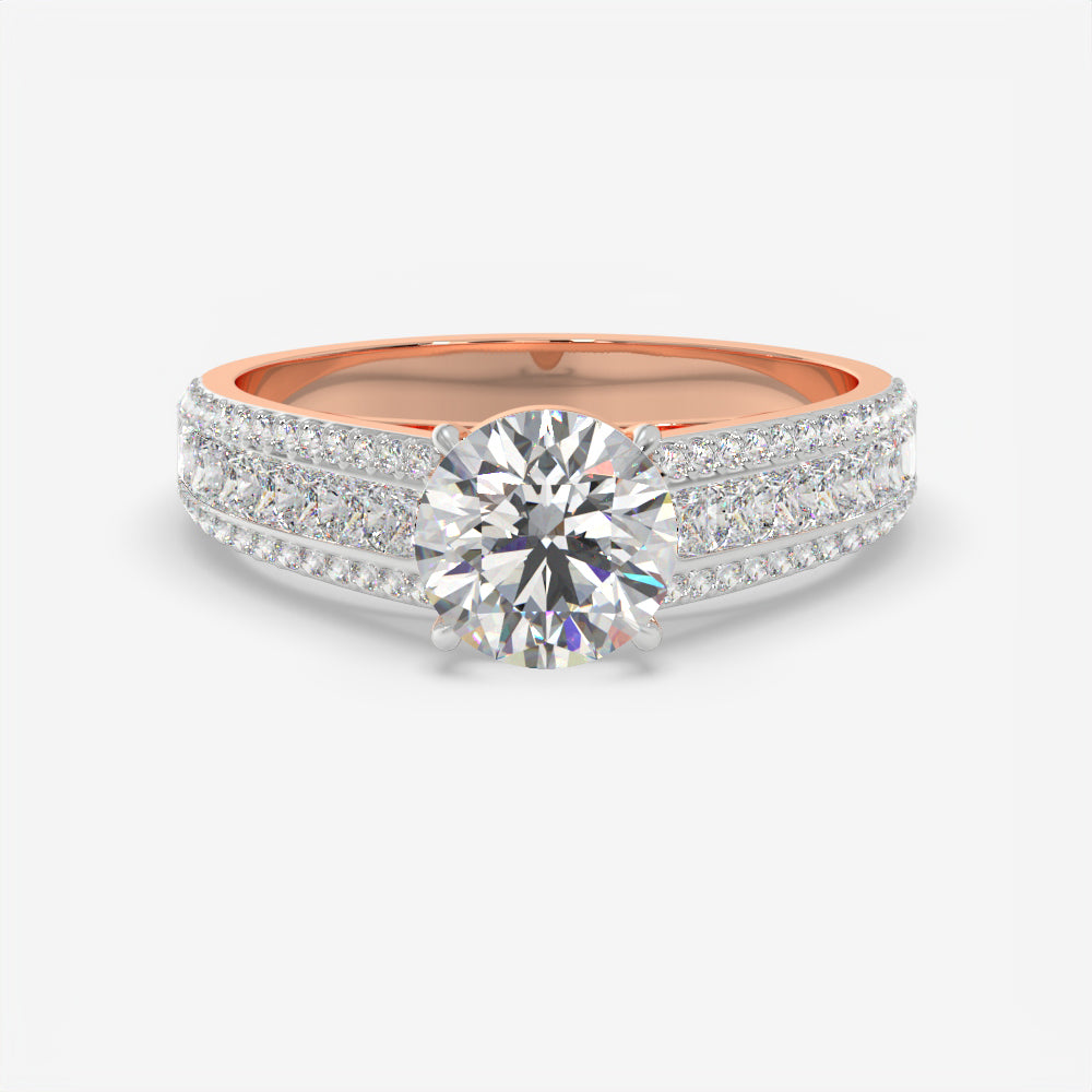 Elaria Luxe Solitaire Diamond Ring