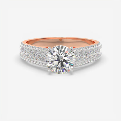 Elaria Luxe Solitaire Diamond Ring