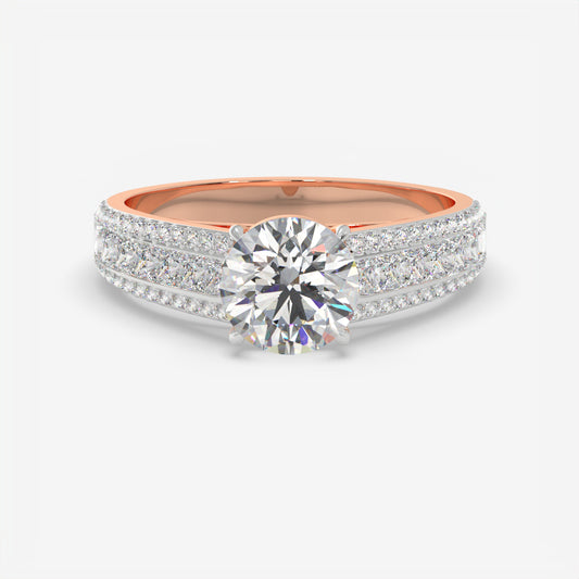 Elaria Luxe Solitaire Diamond Ring