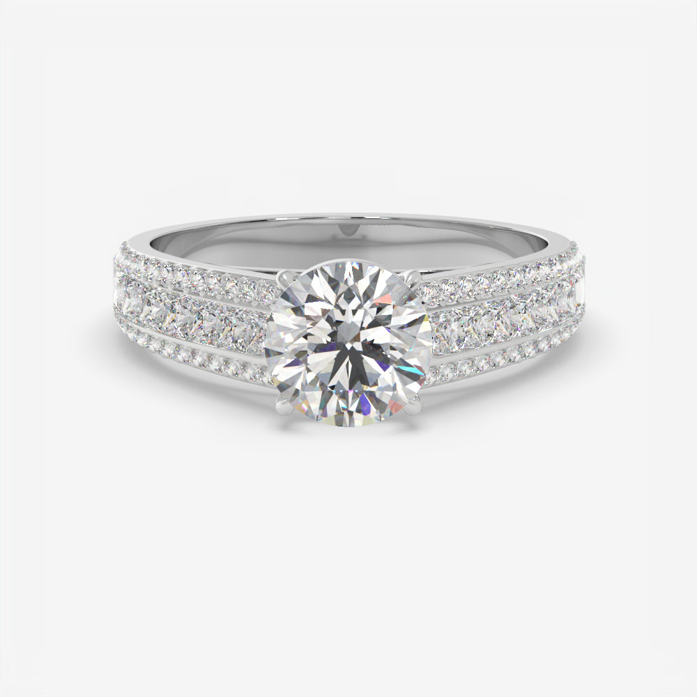 Elaria Luxe Solitaire Diamond Ring