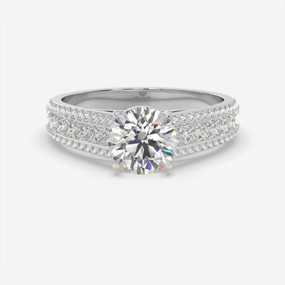 Elaria Luxe Solitaire Diamond Ring