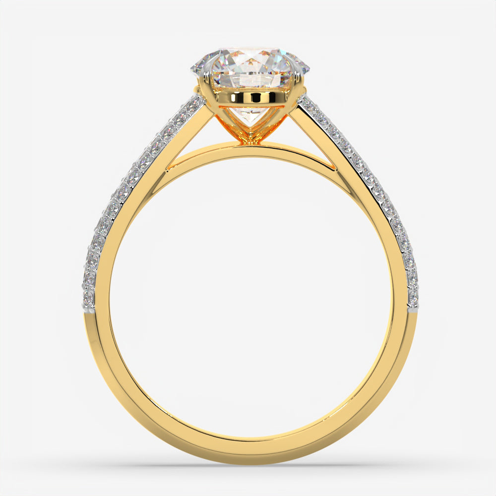 Elaria Luxe Solitaire Diamond Ring