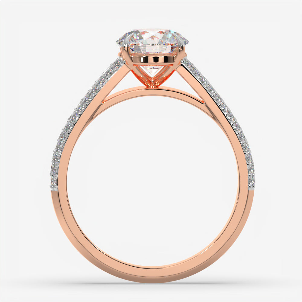 Elaria Luxe Solitaire Diamond Ring