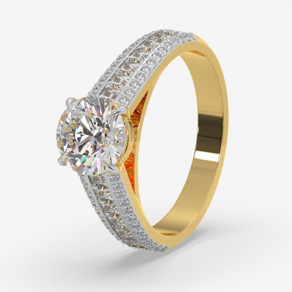 Elaria Luxe Solitaire Diamond Ring