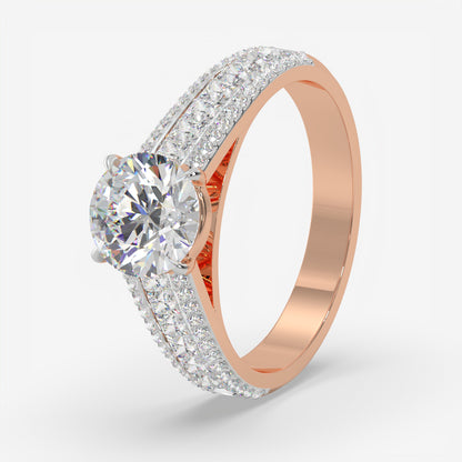 Elaria Luxe Solitaire Diamond Ring
