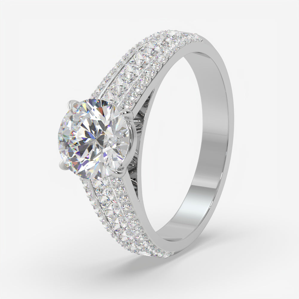 Elaria Luxe Solitaire Diamond Ring