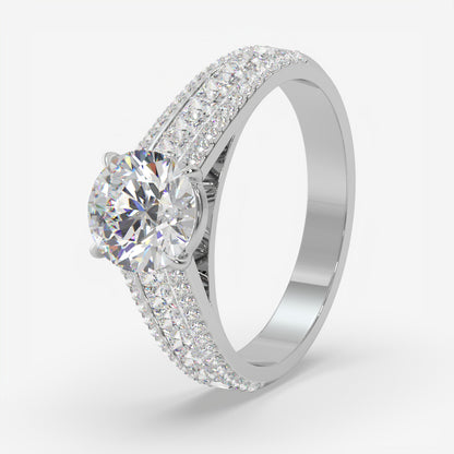 Elaria Luxe Solitaire Diamond Ring