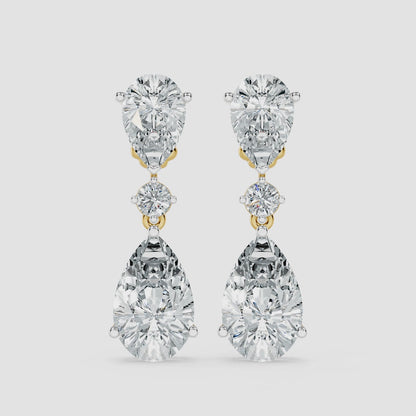 Celeste Pear Drop Earrings