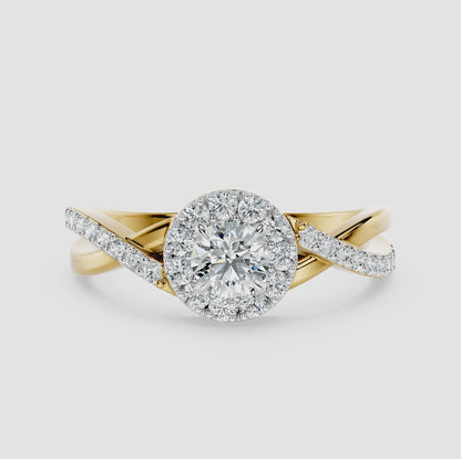Althea Twist Diamond Ring