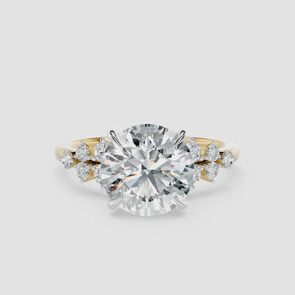 Virelle Sunburst Diamond RIng