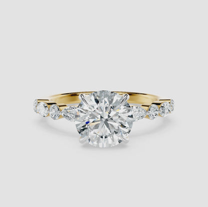 Vesper Diamond Crown Ring