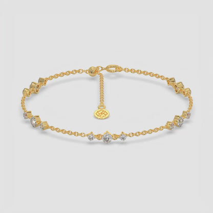 Starlight Diamond Station Bracelet