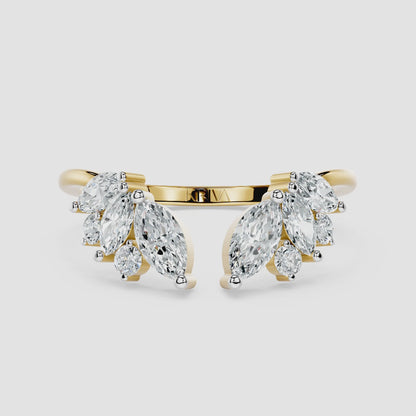 Marquise Diamond Cluster Ring