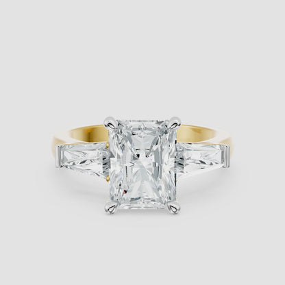 Radiant Balance Diamond Ring