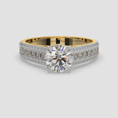 Elaria Luxe Solitaire Diamond Ring