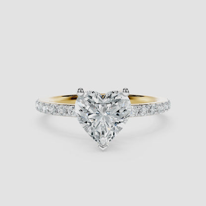 Heartline solitaire Diamond Ring