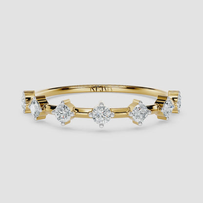Seven-Stone Diamond Ring