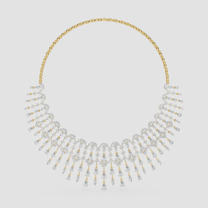 Aurora Veil Diamond Necklace
