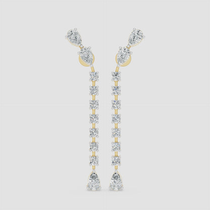 Serein Diamond Drop Earrings