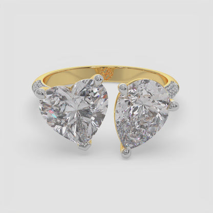 Duo Embrace Diamond Ring