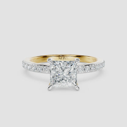 Princess Edge Diamond Ring