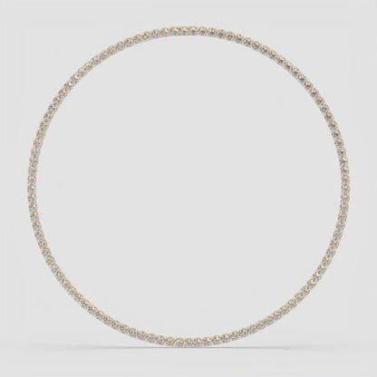 Classic Diamond Tennis Necklace