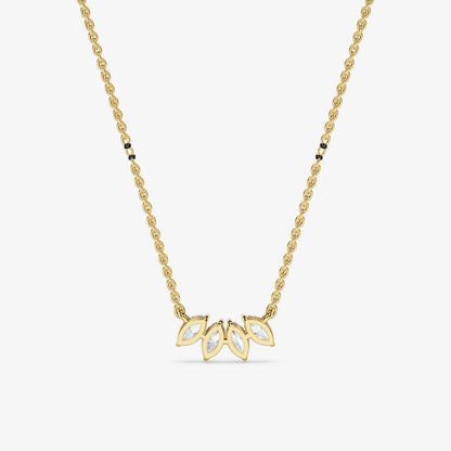 Marquise Cut Diamond Mangalsutra