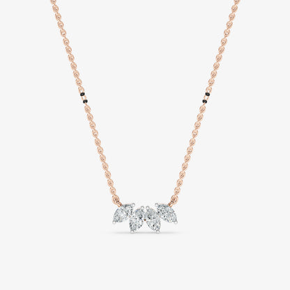 Marquise Cut Diamond Mangalsutra