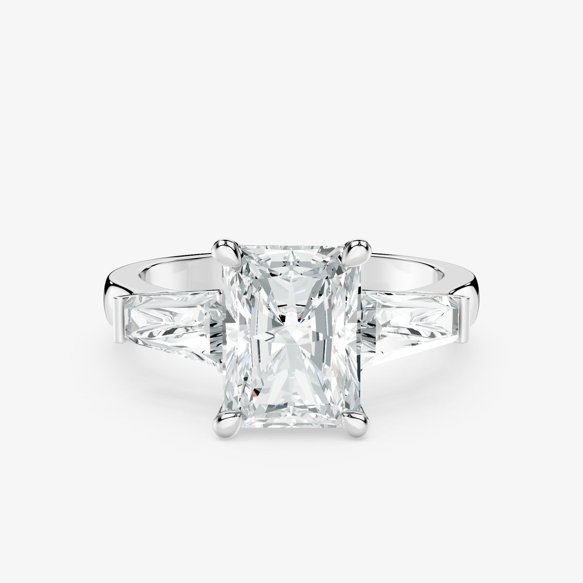 Radiant Balance Diamond Ring