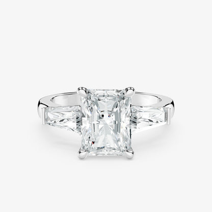 Radiant Balance Diamond Ring