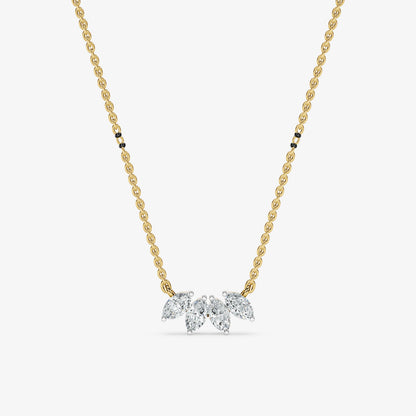 Marquise Cut Diamond Mangalsutra