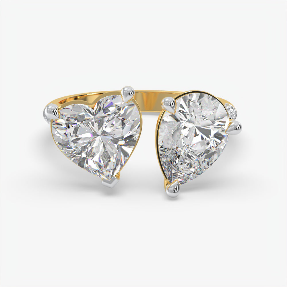 Duo Embrace Diamond Ring