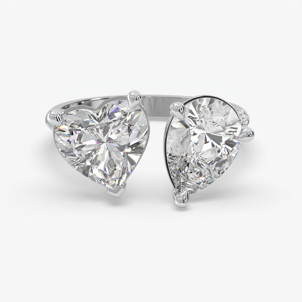 Duo Embrace Diamond Ring