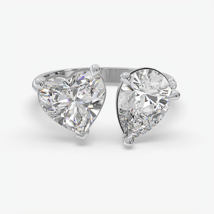 Duo Embrace Diamond Ring