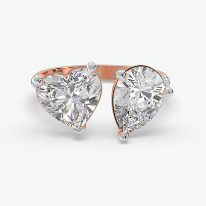 Duo Embrace Diamond Ring