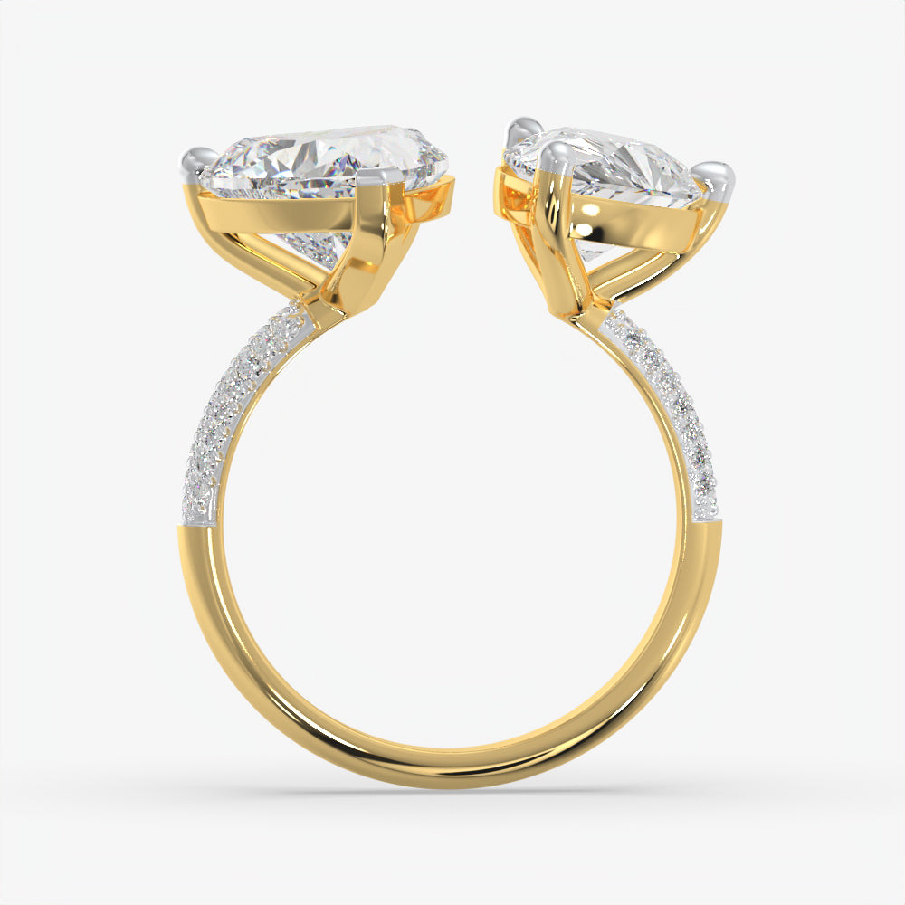 Duo Embrace Diamond Ring