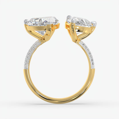 Duo Embrace Diamond Ring