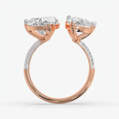 Duo Embrace Diamond Ring