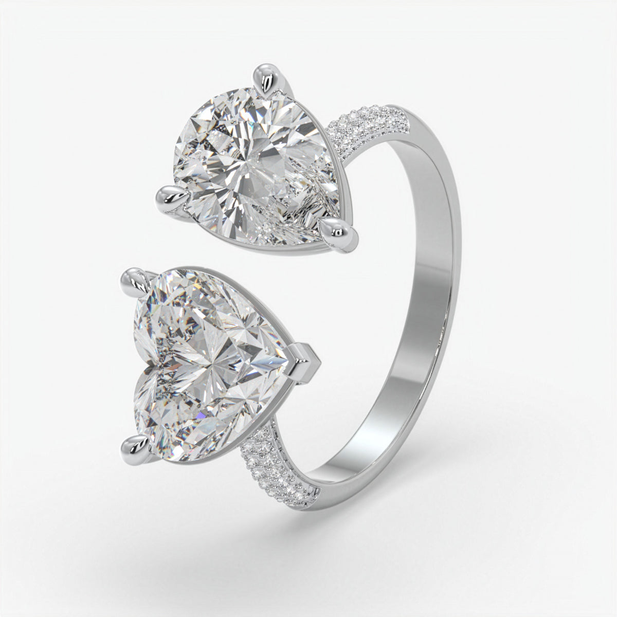 Duo Embrace Diamond Ring