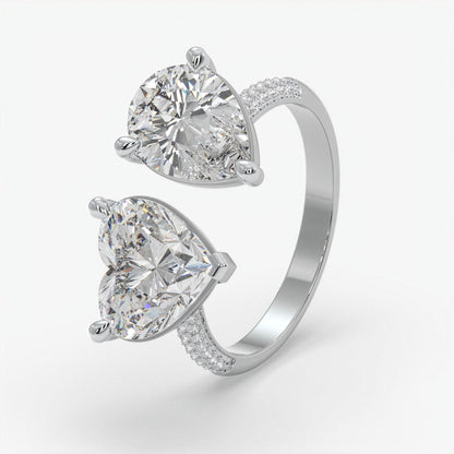 Duo Embrace Diamond Ring